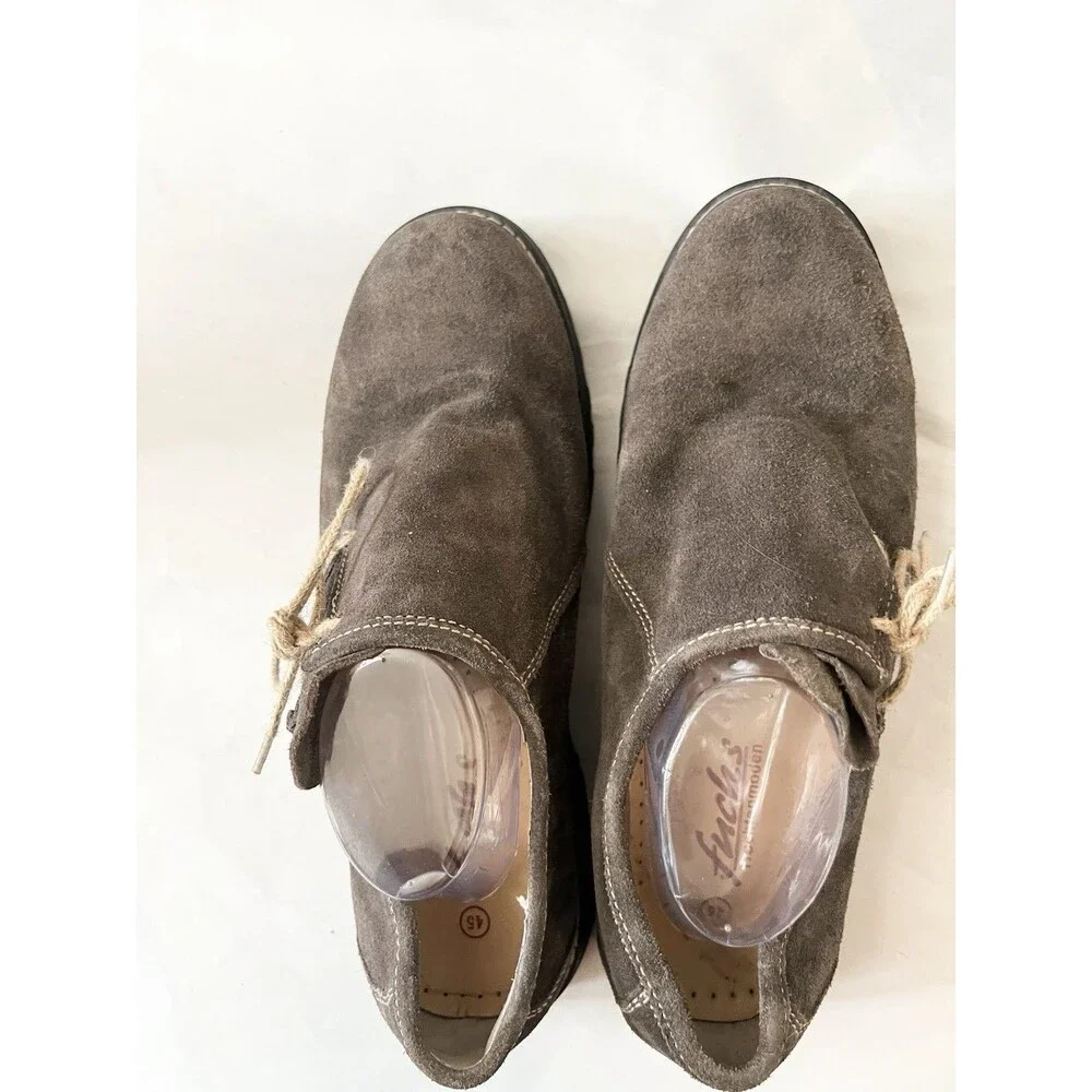 Fuchs Trachtenmoden German Bavarian Loafer 11 45 Oktoberfest  Shoes Brown Suede
